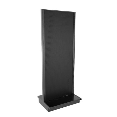 Lozier Gondola Island Display Add-On, Black 36W 96H 13D P393T-AD